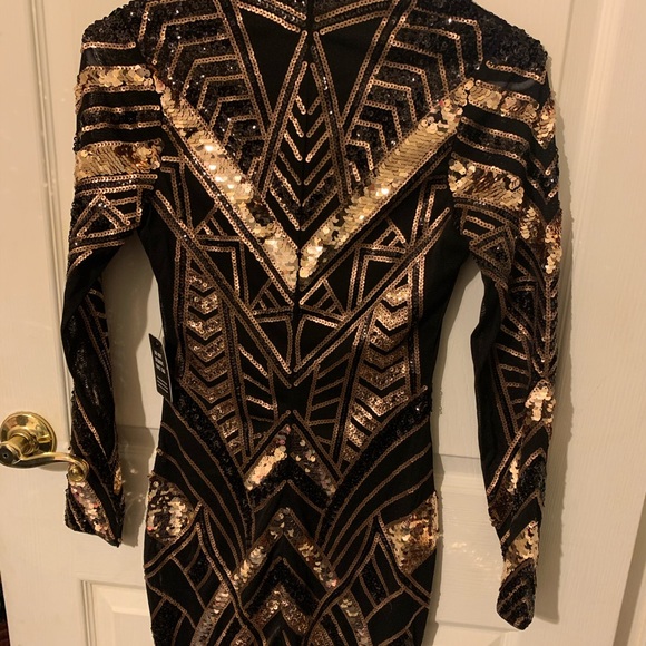NWT Sequin Express Party Dress - Picture 5 of 7